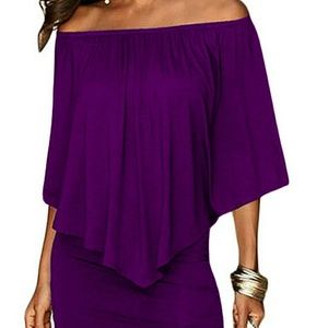 bodycon off shoulder dress